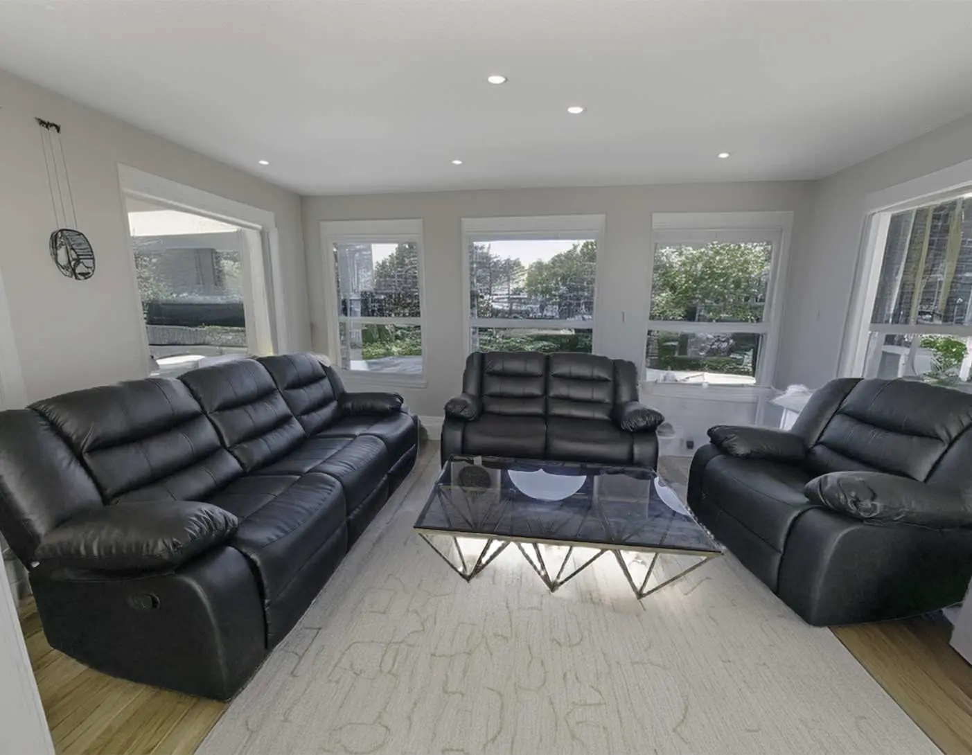 Premium recliner sofa with lumbar support for ultimate relaxation